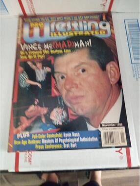 1998 Nov PRO WRESTLING ILLUSTRATED Magazine VF 8.0 Vince / Kevin Nash Cb 52